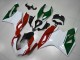 Blanc Rouge Vert Foncé Carénage Moto Ducati Panigale 899 2011-2014