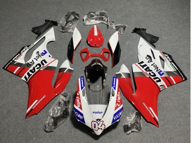 Blanc Rouge Bleu Noir Brillant Flex-Box Valsir 04 Carénage Moto Ducati Panigale 899/1199 2011-2014 Pas Chère