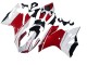 Blanc Rouge Noir Brillant Carénage Moto Ducati 1199 2011-2014