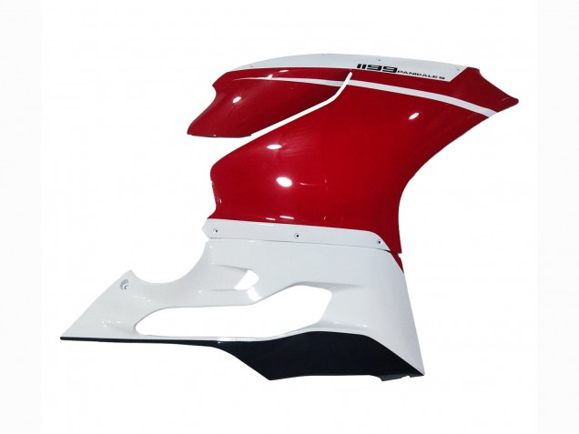Blanc Rouge Noir Brillant Carénage Moto Ducati 1199 2011-2014