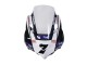 Blanc Noir Bleu Fiamm Ficc 7 Carénage Moto Ducati Panigale 899/1199 2011-2014