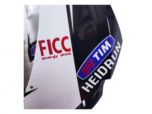 Blanc Noir Bleu Fiamm Ficc 7 Carénage Moto Ducati Panigale 899/1199 2011-2014