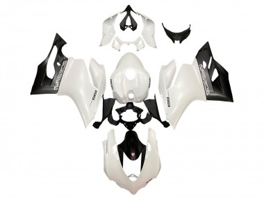 Blanc Noir Carénage Moto Ducati Panigale 899/1199 2011-2014 Pas Chère