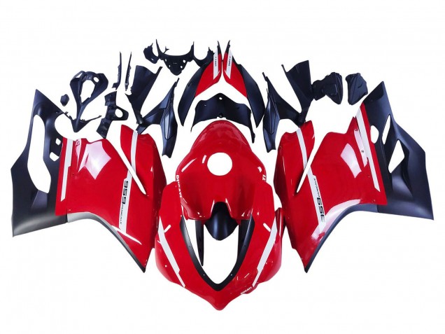 Rouge Noir Mat Carénage Moto Ducati 959 2015-2020
