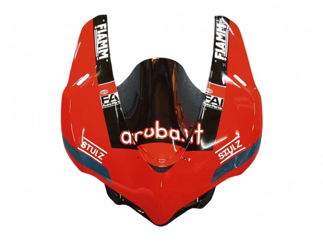 Rouge Noir Brillant Fiamm Carénage Moto Ducati 959/1299 2015-2020