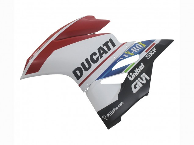 Blanc Rouge Bleu Noir Mat Unibat Flex-Box Carénage Moto Ducati 1299 2015-2020