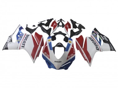 Blanc Rouge Bleu Noir Mat Unibat Flex-Box Carénage Moto Ducati 1299 2015-2020 Pas Chère