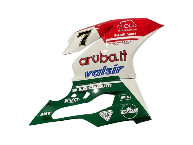 Blanc Rouge Vert Valsir Fiamm 7 Carénage Moto Ducati 959/1299 2015-2020