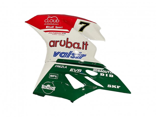 Blanc Rouge Vert Valsir Fiamm 7 Carénage Moto Ducati 959/1299 2015-2020