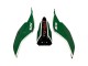 Blanc Rouge Vert Valsir Fiamm 7 Carénage Moto Ducati 959/1299 2015-2020