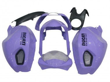 Violet Clair Monstre Carénage Moto Ducati Monster 696 796 1100 1100S 2008-2012 Pas Chère