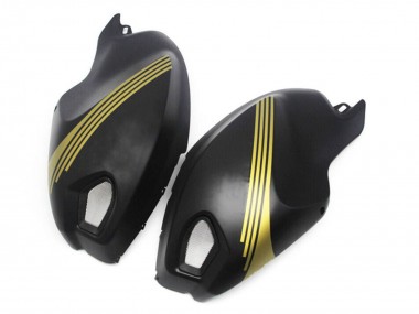 Noir Mat Or Carénage Moto Ducati Monster 696 796 1100 1100S 2008-2012 Pas Chère