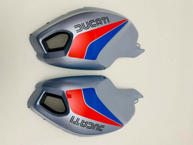 Argent Rouge Bleu Carénage Moto Ducati Monster 696 796 1100 1100S 2008-2012