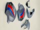 Argent Rouge Bleu Carénage Moto Ducati Monster 696 796 1100 1100S 2008-2012