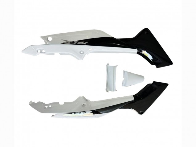 Blanc Noir Brillant Carénage Moto Honda CBR125R 2002-2006