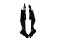 Noir Brillant Carénages Moto Honda CBR125R 2002-2006
