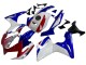 Blanc Bleu Rouge Carénage Moto Honda CBR125R 2002-2006