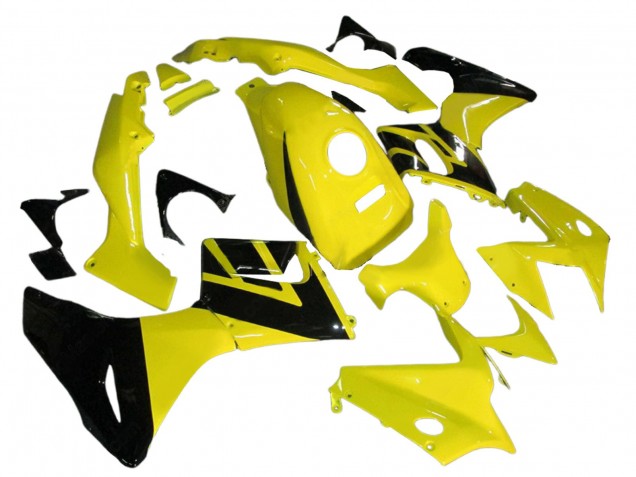 Jaune Noir Brillant Carénage Moto Honda CBR125R 2002-2006