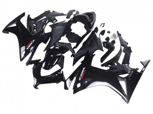 Noir Brillant Noir Mat Carénage Moto Honda CBR500R 2013-2015