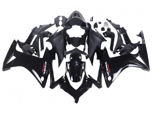 Noir Brillant Noir Mat Carénage Moto Honda CBR500R 2013-2015