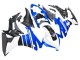 Bleu Blanc Noir Mat Carénage Moto Honda CBR500R 2013-2015