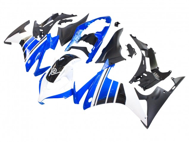 Bleu Blanc Noir Mat Carénage Moto Honda CBR500R 2013-2015