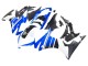 Bleu Blanc Noir Mat Carénage Moto Honda CBR500R 2013-2015