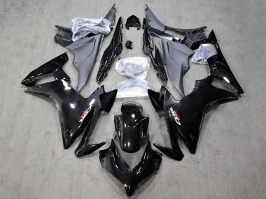 Noir Brillant Carénages Moto Honda CBR500R 2013-2015 Pas Chère