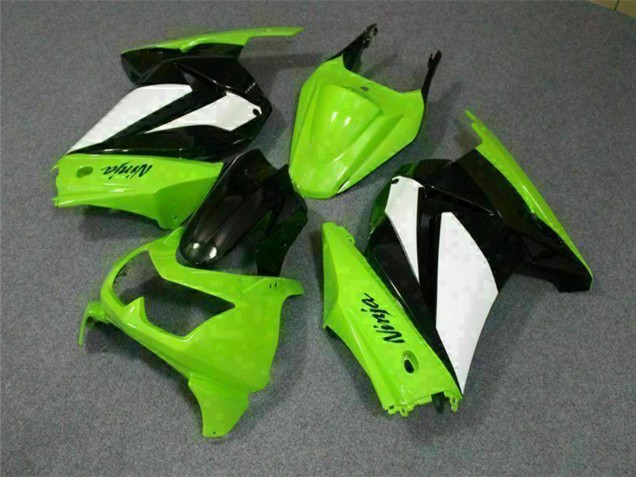 Vert Blanc Noir Carénage Moto Kawasaki EX250 2008-2012
