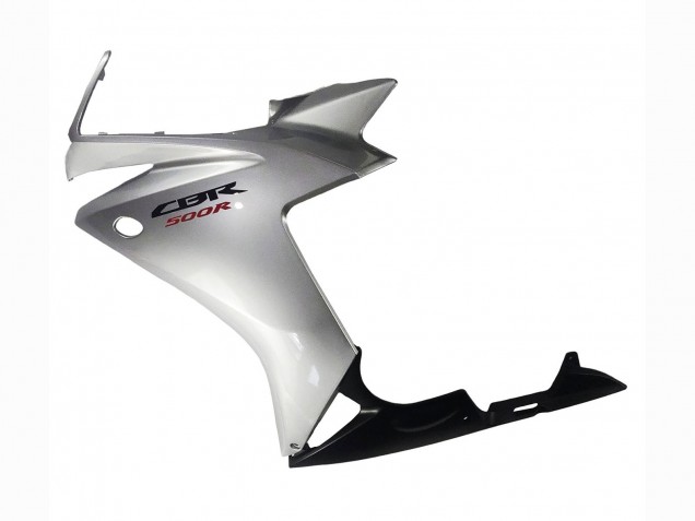 Argent Noir Brillant Carénages Moto Honda CBR500R 2013-2015