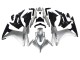 Argent Noir Brillant Carénages Moto Honda CBR500R 2013-2015