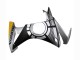Argent Jaune Noir Mat Carénage Moto Honda CBR500R 2013-2015