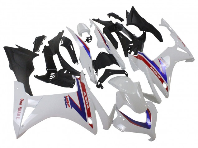 Blanc Rouge Bleu HRC Carénage Moto Honda CBR500R 2013-2015