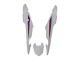 Blanc Rouge Bleu HRC Carénage Moto Honda CBR500R 2013-2015