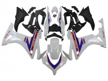 Blanc Rouge Bleu HRC Carénage Moto Honda CBR500R 2013-2015 Pas Chère