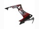 Rouge Argent Noir Brillant Carénage Moto Honda CBR500R 2013-2015