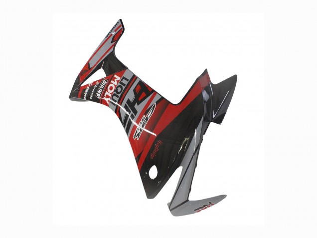 Rouge Argent Noir Brillant Carénage Moto Honda CBR500R 2013-2015