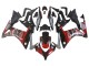 Rouge Argent Noir Brillant Carénage Moto Honda CBR500R 2013-2015