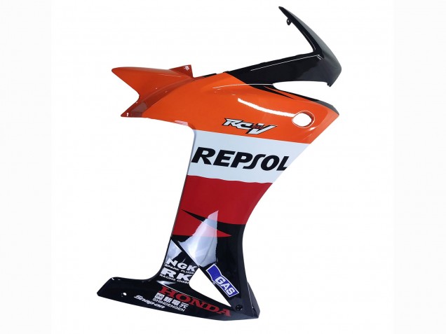 Orange Blanc Rouge Noir Brillant Repsol 3 Carénage Moto Honda CBR500R 2013-2015