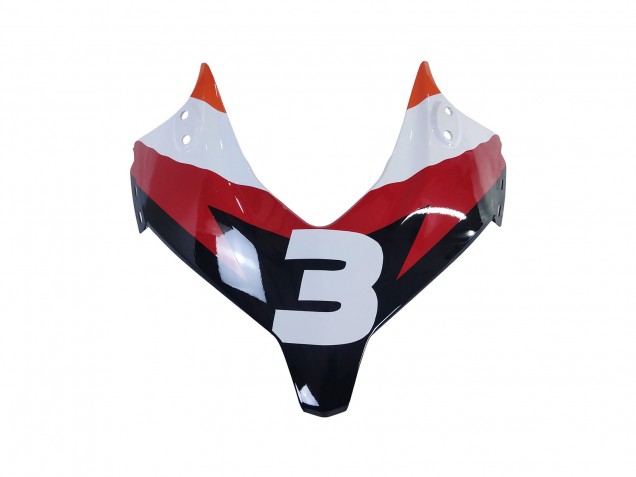 Orange Blanc Rouge Noir Brillant Repsol 3 Carénage Moto Honda CBR500R 2013-2015
