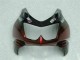Noir Brillant Rouge Marron Carénage Moto Kawasaki EX250 2008-2012