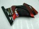 Noir Brillant Rouge Marron Carénage Moto Kawasaki EX250 2008-2012