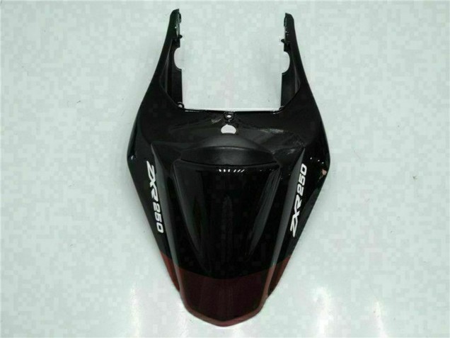 Noir Brillant Rouge Marron Carénage Moto Kawasaki EX250 2008-2012