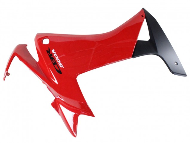 Rouge Noir Mat Carénage Moto Honda CBR500R 2013-2015
