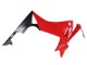 Rouge Noir Mat Carénage Moto Honda CBR500R 2013-2015