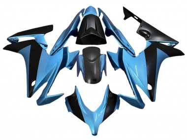 Bleu Clair Noir Carénage Moto Honda CBR500R 2013-2015 Pas Chère
