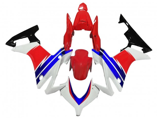 Blanc Rouge Bleu Carénage Moto Honda CBR500R 2013-2015