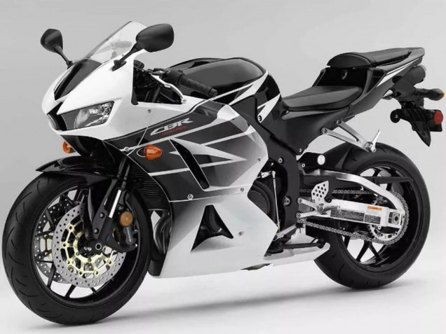 Blanc Noir Carénage Moto Honda CBR500R 2013-2015