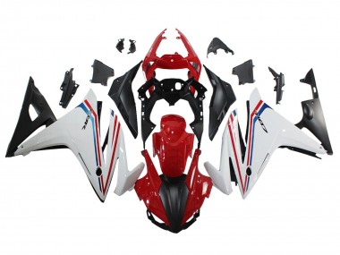 Blanc Rouge Bleu Noir Mat Carénages Moto Honda CBR500R 2016-2018 Pas Chère