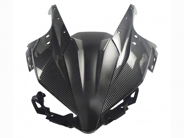 Noir Fibre de Carbone Rouge Carénage Moto Honda CBR500R 2016-2018